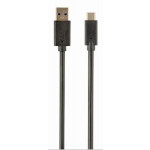 GEMBIRD Kabel USB 3.0 AM na Type-C kabel (AM/CM), 3m, černý