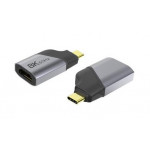 PremiumCord Adaptér USB-C na HDMI rozlišení obrazu 8K@60Hz,4K@144Hz Aluminium