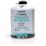 PLATINET BUTANE & PROPANE GAS CARTRIDGE CANISTER 450g 990 ml 5h