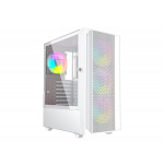 GEMBIRD počítačová skříň Fornax 4000 ARGB,bílá