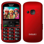 EVOLVEO EasyPhone XS, mobilní telefon pro seniory, červený