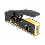 Delock Krimpovací nástroj pro 6P/8P RJ45/RJ11 zástrčky Cat. 5/6/7 s řezačkou a odizolovačem