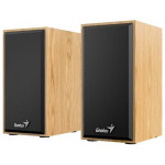 GENIUS repro SP-HF180, 2.0, 6W, USB napájení, 3,5mm jack, světlé dřevo