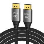 PremiumCord DisplayPort 1.4 přípojný kabel 32,4Gbit/s, rozlišení 8K, kovové a zlacené konektory, 5m
