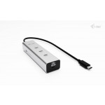 i-tec USB-C Charging Metal HUB 5port with USB-C video 8K, Power Delivery 85W 