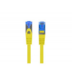 LANBERG PATCHCORD CAT.6A S/FTP LSZH CCA 1M ŽLUTÝ FLUKE PASS