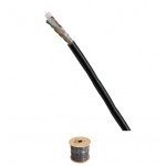 DATACOM UTP drát CAT6  PE,Fca  500m cívka černý OUTDOOR