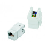 DATACOM Keystone RJ45 UTP CAT6 (DUAL) SLIM bílý