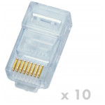 DATACOM Plug UTP CAT5E 8p8c- RJ45 drát (10ks)