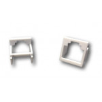 DATACOM Adaptér RJ45 na RJ12 (RJ11) bílá / redukční vložka (bal. 20ks)