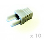 DATACOM Manžetka pro plug RJ45  šedá  (10ks)