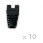 DATACOM Návlek pro plug RJ45 s výřezem černý  (10ks)