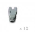 DATACOM Návlek pro plug RJ45 s výřezem šedý  (10ks)