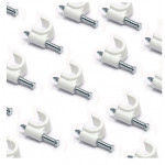 DATACOM Kabelová příchytka (7mm) bílá 100ks