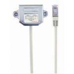 GEMBIRD NCA-SP-02 – Rozbočovač LAN portu FTP, 2× RJ45