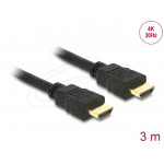 Delock Kabel High Speed HDMI with Ethernet – HDMI A samec > HDMI A samec 4K 3m