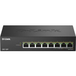 D-Link DMS-108P/E 8 ports 2.5G/MultiGig PoE Unmanaged Switch, Metal