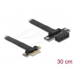 Delock Riser karta PCI Express, ze zástrčky x1 na slot x1, s kabelem, délka 30 cm