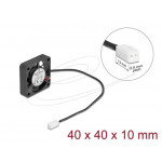 Delock Axiální ventilátor: 5 V DC, 40 x 40 x 10 mm, černý