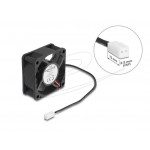 Delock Axiální ventilátor: 5 V DC, 80 x 80 x 25 mm, černý