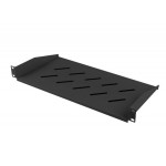 Lanberg 19" PEVNÁ POLICE 1U/483X220MM MAX. NOSNOST DO 25 KG ČERNÁ