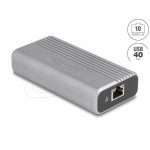Delock Síťový adaptér USB Type-C™, USB 40 Gbps, 10 Gigabit LAN, 1 x RJ45