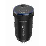 SWISSTEN CL ADAPTÉR 2x USB-C PD, 20W ČERNÝ 