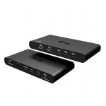 i-tec KVM Docking Station HDMI for 2 hosts, Power Delivery 2x 100W