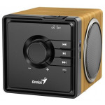 Genius SP-916BT Reproduktor,bezdrátový,Bluetooth,6W,USB-C,výdrž až 8 hodin,mikrofon,podpora Microsoft Copilot,barva světlé dřevo