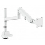 Digitus držák na jeden monitor, 57", 27 kg plynová pružina, VESA: 75x75, 100x100, Bílá