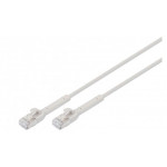 Digitus CAT 6A F-FTP ohebný propojovací kabel, Cu, TPE-LSZH AWG 32/7, délka 2m, šedá