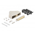 Delock 37 pinová zástrčka D-Sub s kovovým krytem