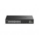 D-Link 16 Ports GE + 4 Ports 10G SFP+ Smart Managed Switch - DGS-1530-20/E