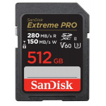 SanDisk SDXC karta 512GB Extreme PRO (R:280/W:150 MB/s, UHS-II, V60)