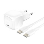 Belkin BOOST CHARGE™ 20W USB-C Power Delivery PPS nástěnná nabíječka + 1m USB-C na USB-C kabel, bílá