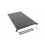 LANBERG 19" PEVNÁ POLICE 1200 MM ČERNÁ (1U/483X910 MM MAX. NOSNOST DO 25 KG, 4BODOVÁ MONTÁŽ)  