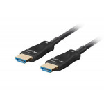 LANBERG KABEL HDMI M/M V2.1 8M OPTICKÝ ČERNÝ AOC