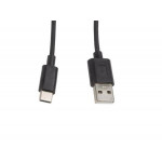 LANBERG KABEL USB-C(M)->USB-A(M) 2.0 1M ČERNÝ