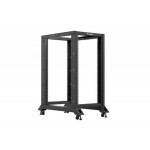 LANBERG OTEVŘENÝ RACK 22U 600X1000 ČERNÝ