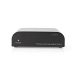 Nedis AAMP2411BK - Předzesilovač  | Vstup 1x RCA | Výstup audio 1x RCA | 2 Kanály | Gramofon/Phono | Automatický | Černá
