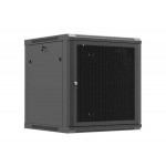 LANBERG NÁSTĚNNÁ INSTALAČNÍ SKŘÍŇ 19" 12U 600X600 ČERNÉ PERFOROVANÉ DVEŘE (PLOCHÉ BALENÍ)