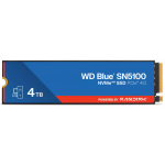 WD BLUE SSD NVMe 4TB WDS400T5B0E PCIe SN5100, Gen4, (R:6900, W:6700MB/s)