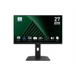 MSI monitor PRO MP275QPG 27" IPS/2560x1440(WQHD)/100Hz/1ms/2xHDMI/DP/Výšk.nastavitelný/Pivot/černá