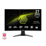 MSI MAG 27CQ6F Gaming monitor 27" zakřivený Rapid VA/2560x1440 (WQHD)/180Hz/0,5ms/2xHDMI/DP/černá