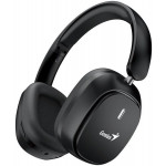 Genius HS-820BT Headset, náhlavní, bezdrátový, skládací, mikrofon, 40mm měniče, BT 5.4, 22h výdrž, USB-C,3.5mm jack,čer.