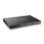 Zyxel XMG2230-28HP, L3 Access Switch,  24x 2.5G AC:700W PoE , DC:1440W PoE, 4 x SFP+ Uplink, incl 1 yr NebulaFlex Pro