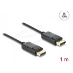Delock Koaxiální kabel DisplayPort 8K 60 Hz s pleteným opláštěním 1 m