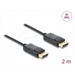 Delock Koaxiální kabel DisplayPort 8K 60 Hz s pleteným opláštěním 2 m