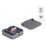 Delock Magnetický kryt USB Type-C™, 10 Gbps, 1 x SSD M.2 NVMe nebo SATA