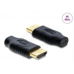 Delock Adaptér z rozhraní USB Type-C™ na HDMI (DP Alt Mode), 8K, 60 Hz, s podporou HDR a HDCP
